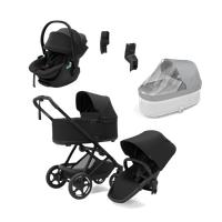 Thule Charm black & Thule Maple Connect black newborn bundle