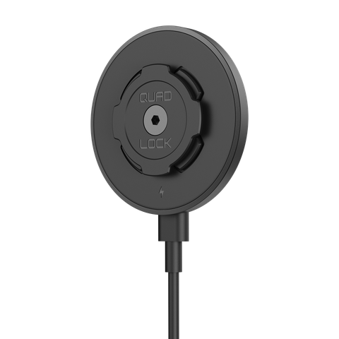 Quad Lock wireless charging head for car / desk version 2 black