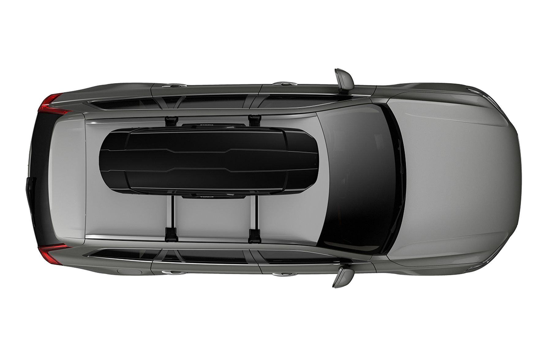 Thule Motion XT Sport top on car - black glossy