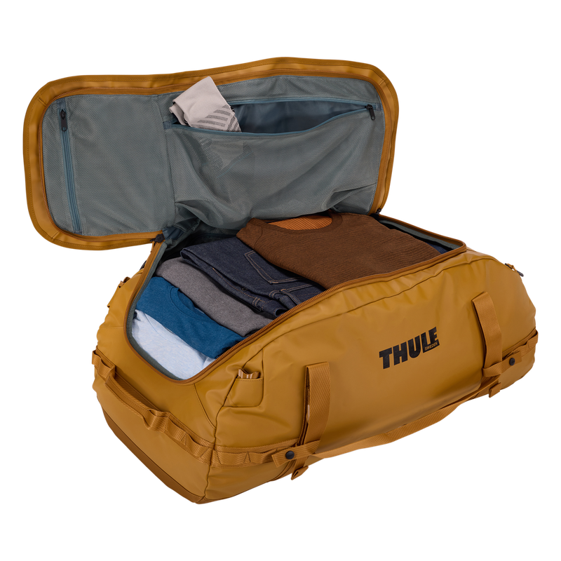 Thule Chasm 90L duffel bag golden