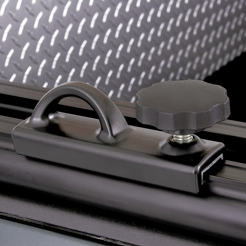 Thule TracRac Base Rail Tie-Downs base rail tie-downs black