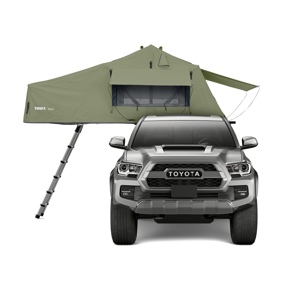 Tepui Ruggedized Autana 3 3-person roof top tent olive green