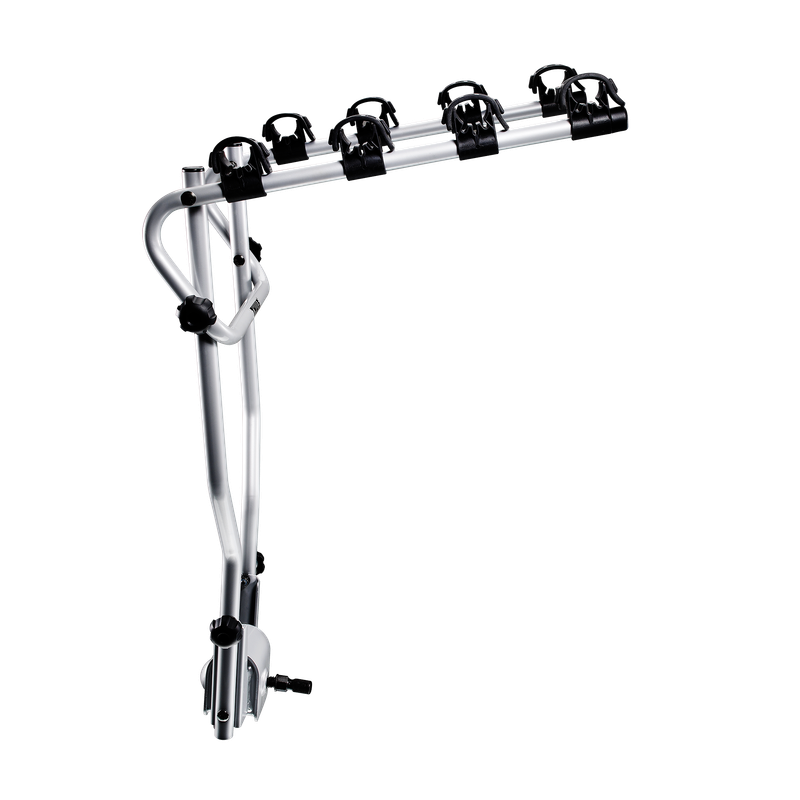 Thule HangOn 4-bike hanging towbar bike rack tiltable silver