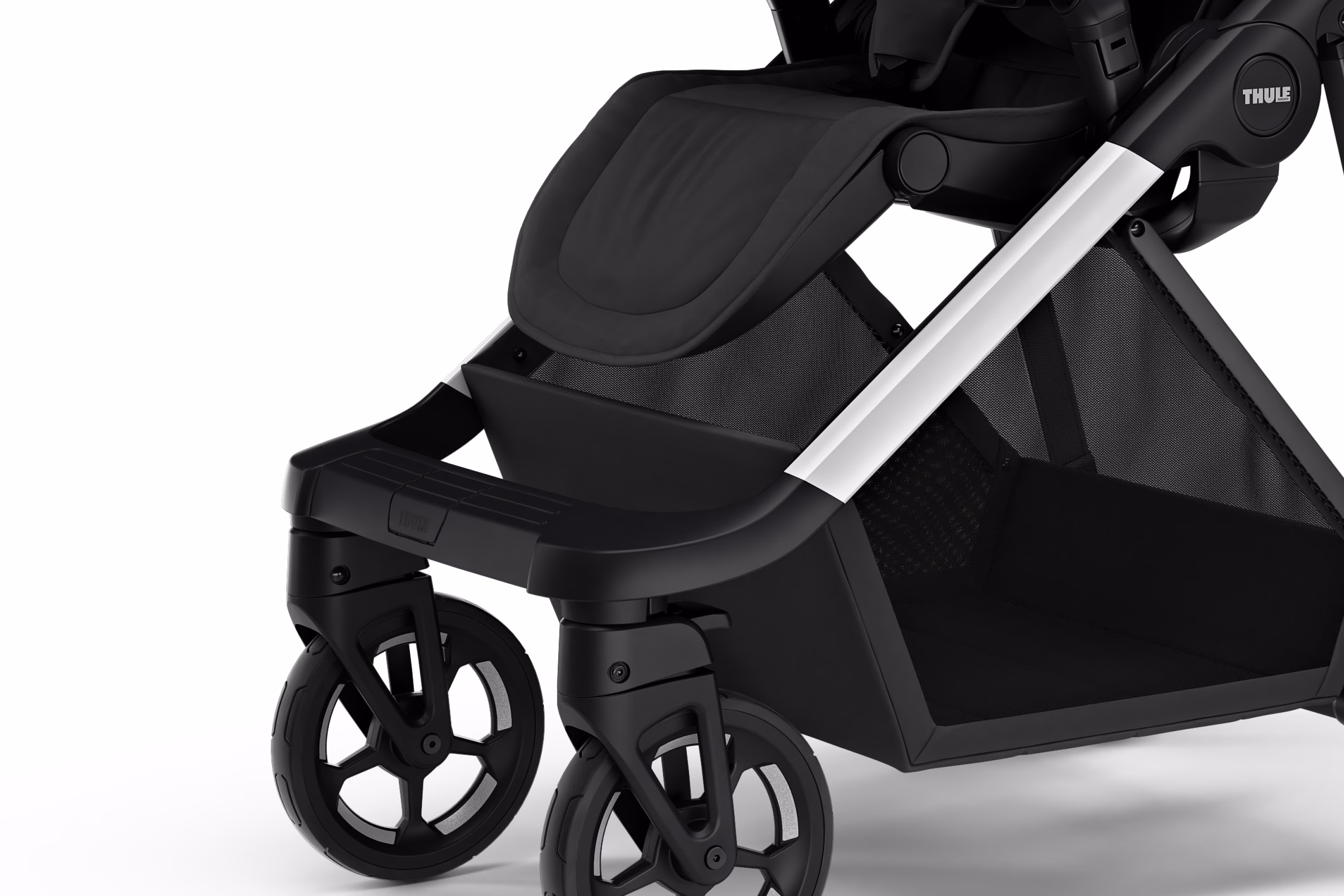 Thule Shine Easy step-in Gray Melange on Aluminium