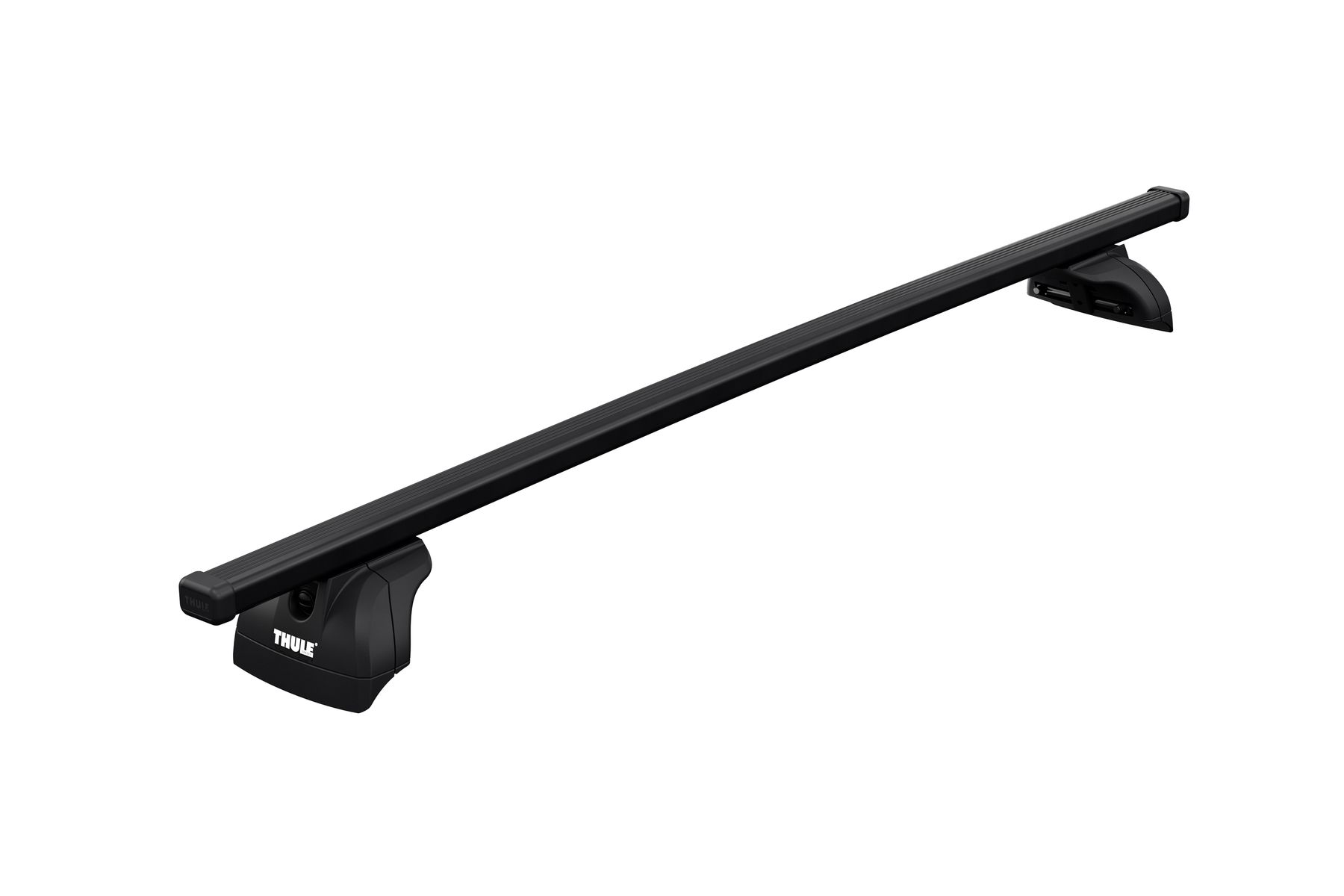 THULE EVO STEEL SQUARE ROOF BARS TO FIT MINI 5-DR HATCH  F55 16-20 NO ROOF RAILS