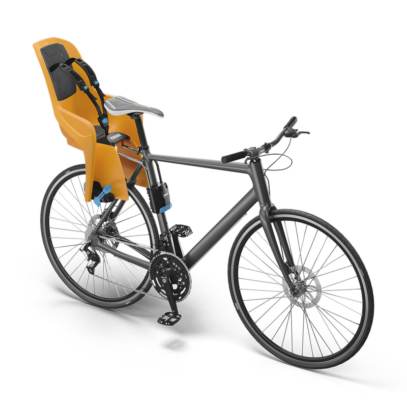 Thule RideAlong Lite frame mount child bike seat zinnia orange