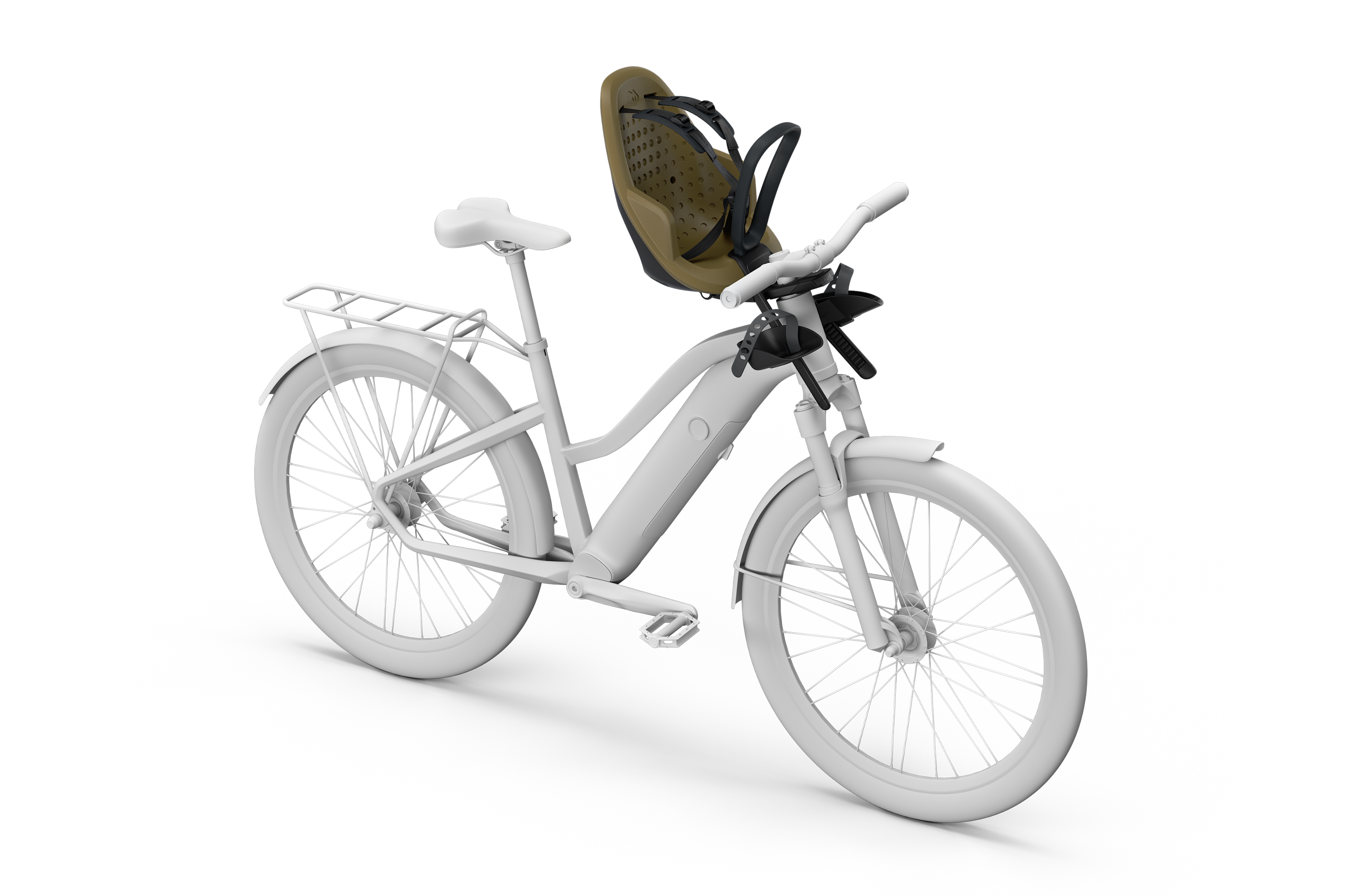 Thule Yepp 2 mini child bike seat Nutria green