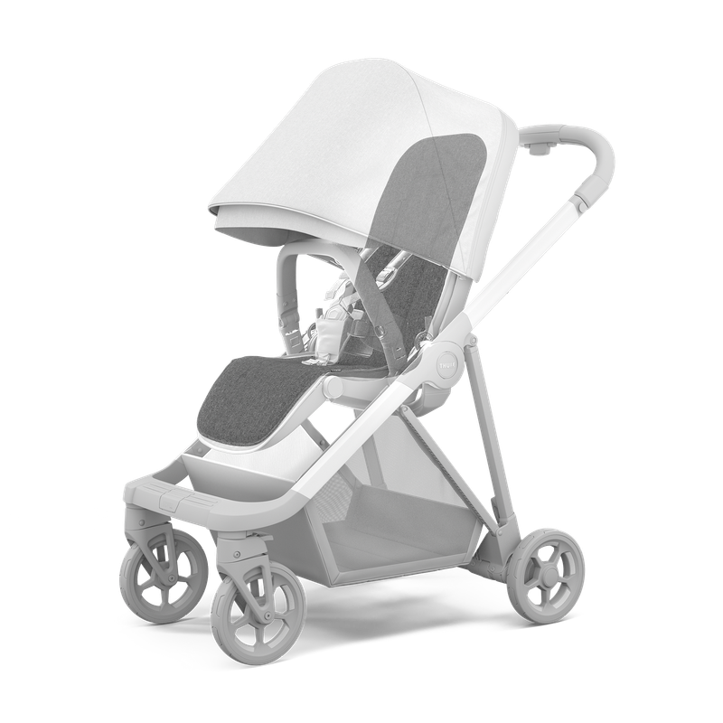 Thule stroller seat liner stroller seat liner gray melange