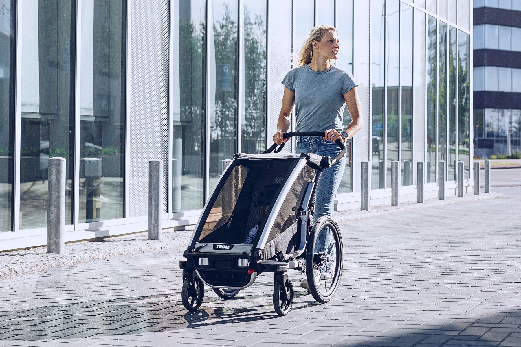 thule double chariot