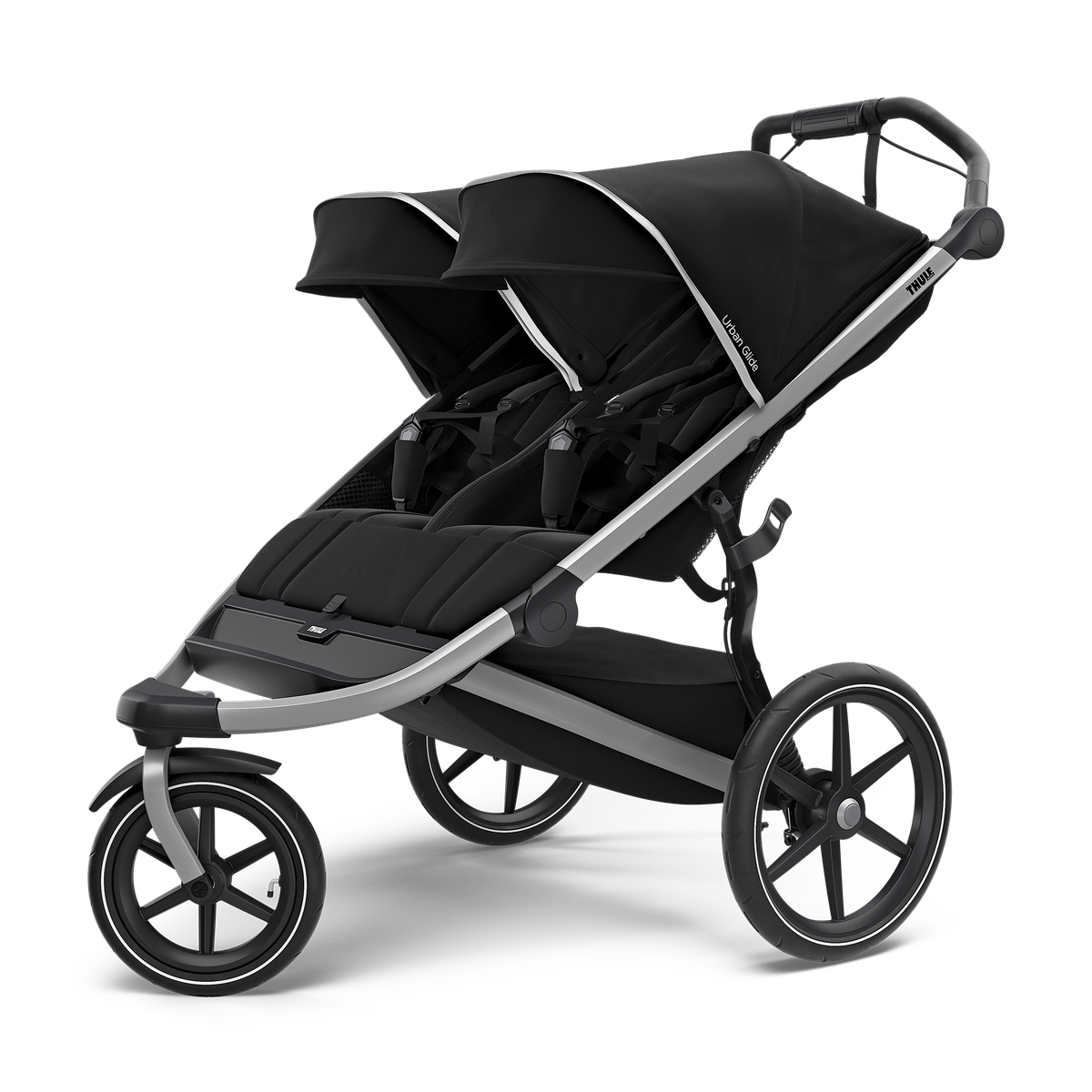 Thule Urban Glide 2 double double jogging stroller aluminium/jet black