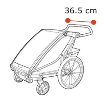 Thule Chariot Sport - Shoulder width