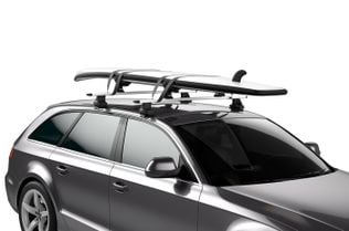 Thule DockGrip on car WingBar supboard ROW