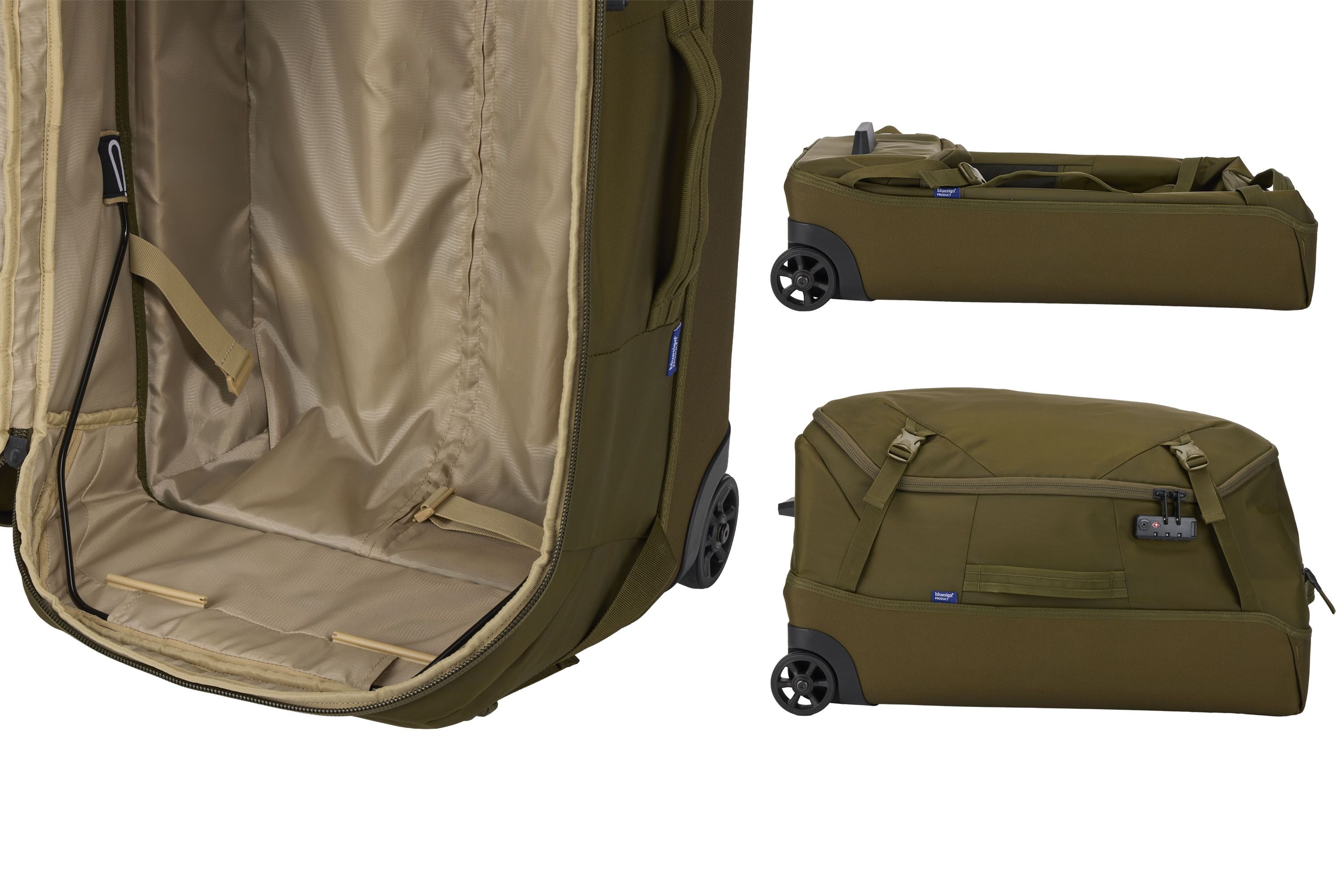 Thule EnRoute wheeled duffel natural green