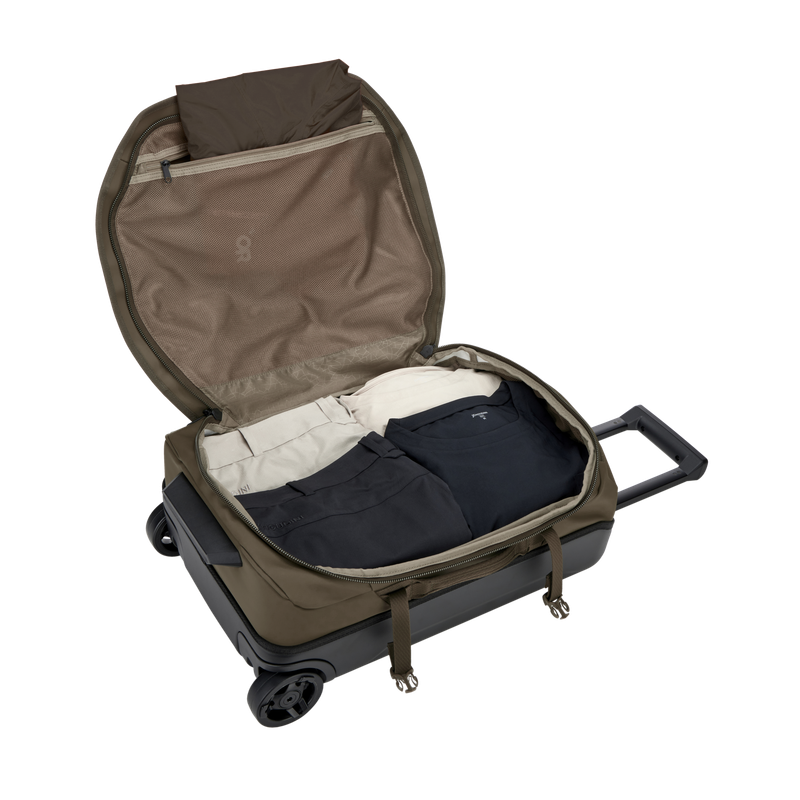 Thule Chasm wheeled carry-on duffel deep khaki