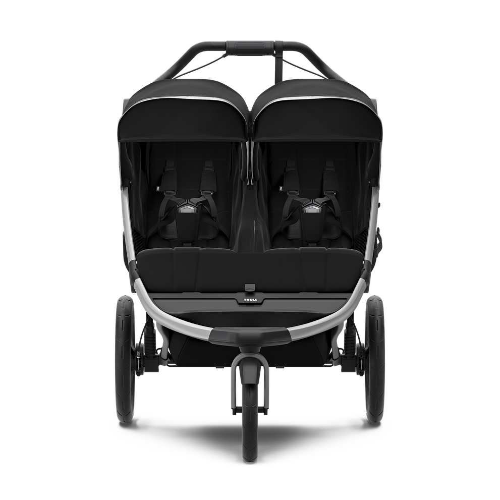 Thule Urban Glide 2 double double jogging stroller aluminium/jet black