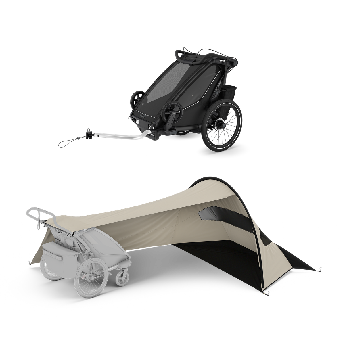 Thule Chariot Sport 2 + Thule sun and wind tarp