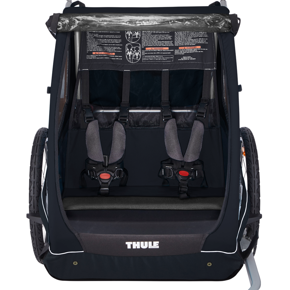 Thule Coaster XT 2-seat bike trailer black