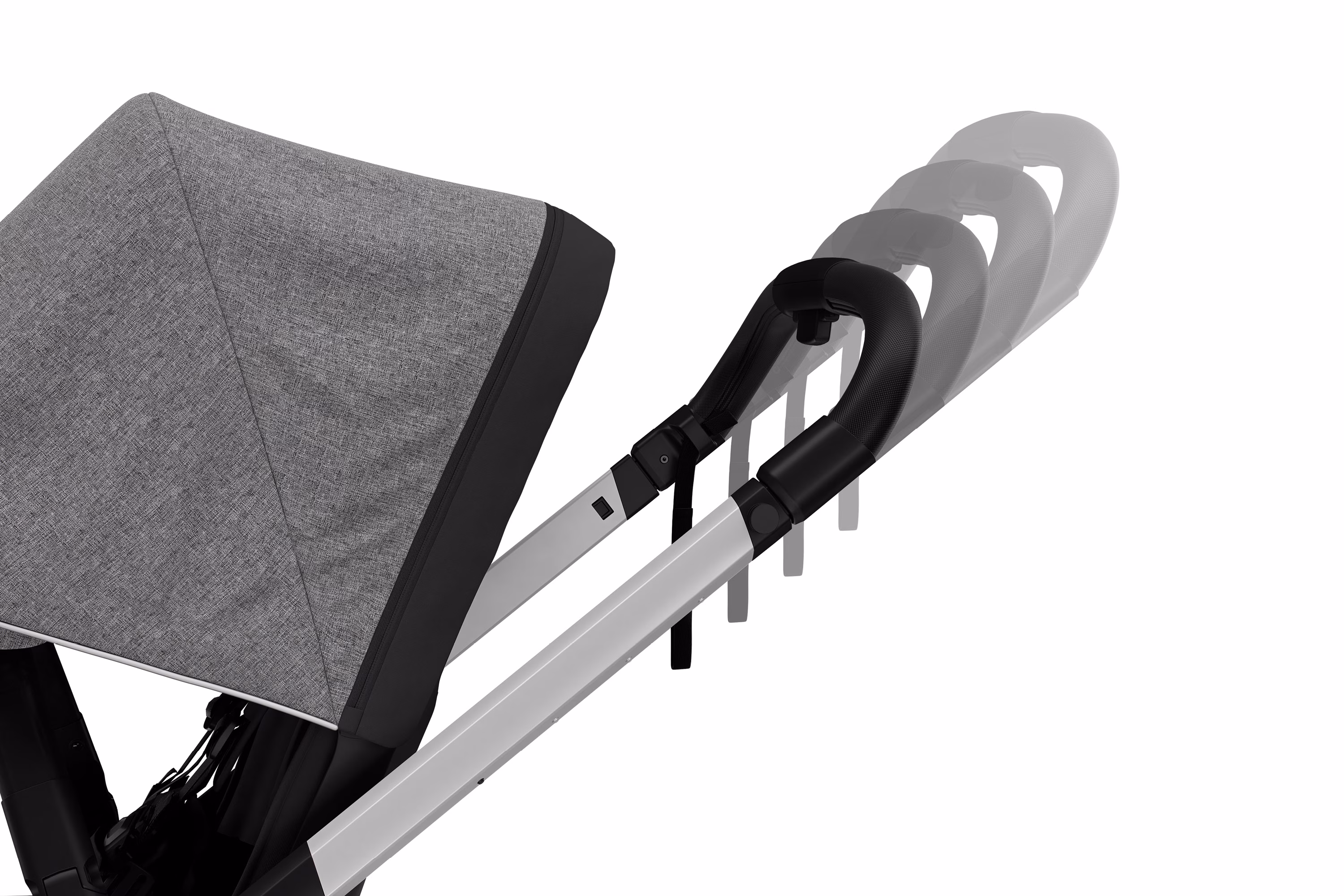 Thule Shine Adjustable handlebar Gray Melange on Aluminium