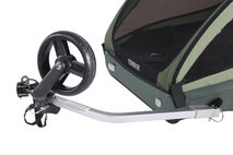Thule Coaster XT 2-seat Bike Trailer basil green - Store kit