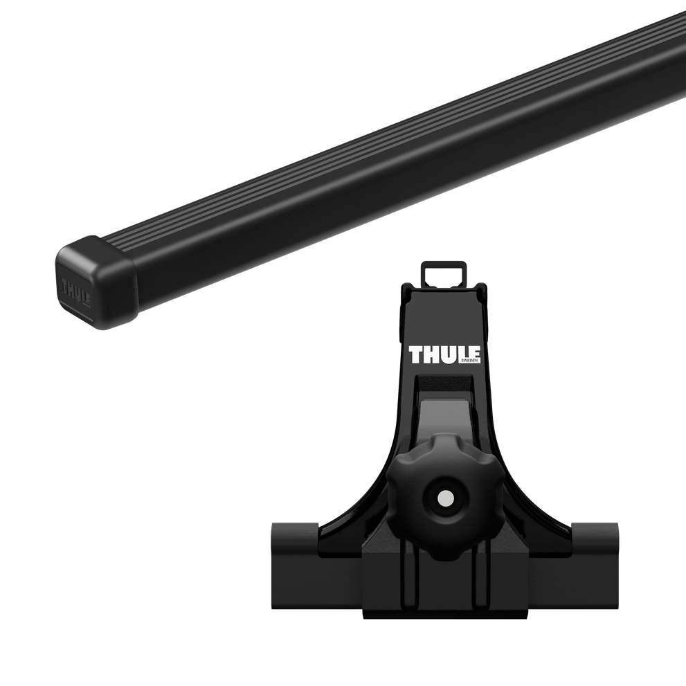 Thule SquareBar Evo roof rack system black
