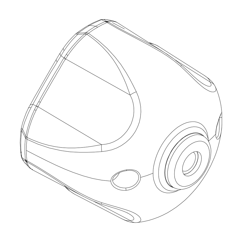 Lockable knob XT w/o lock