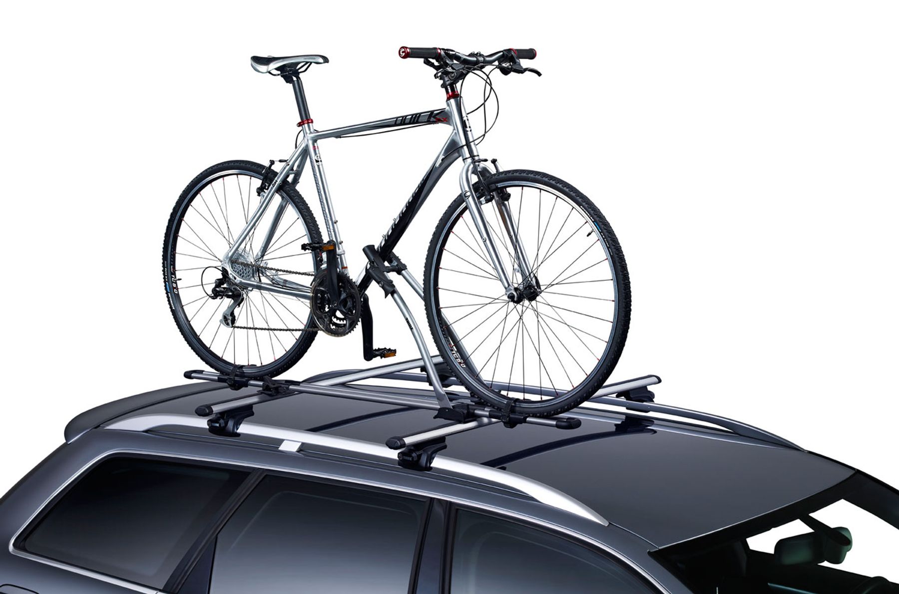 1 Rad voll abschließbar Fahrradträger Thule Free Ride 532 für Skoda Roomster
