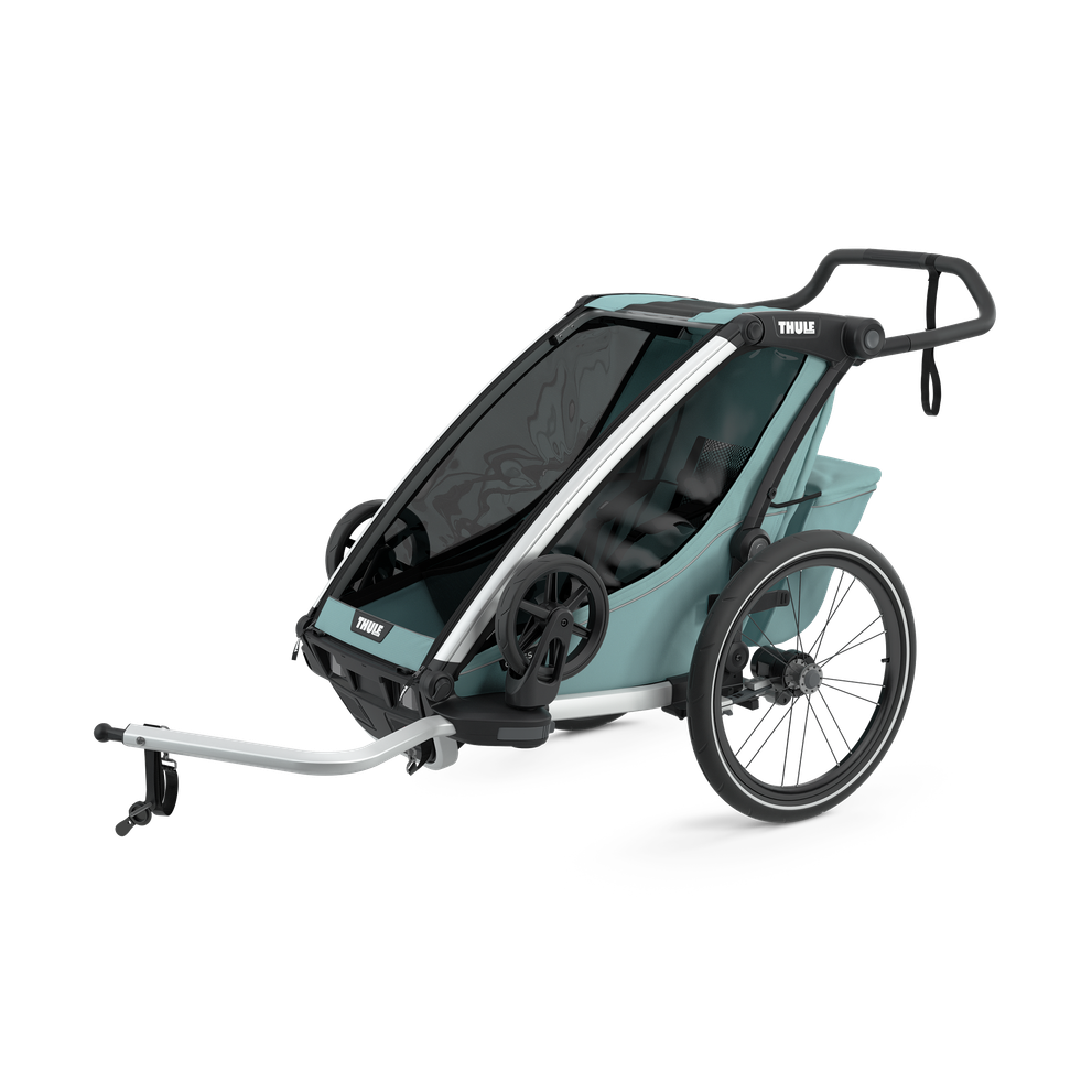 Thule Chariot Cross single 1-seat multisport bike trailer alaska blue