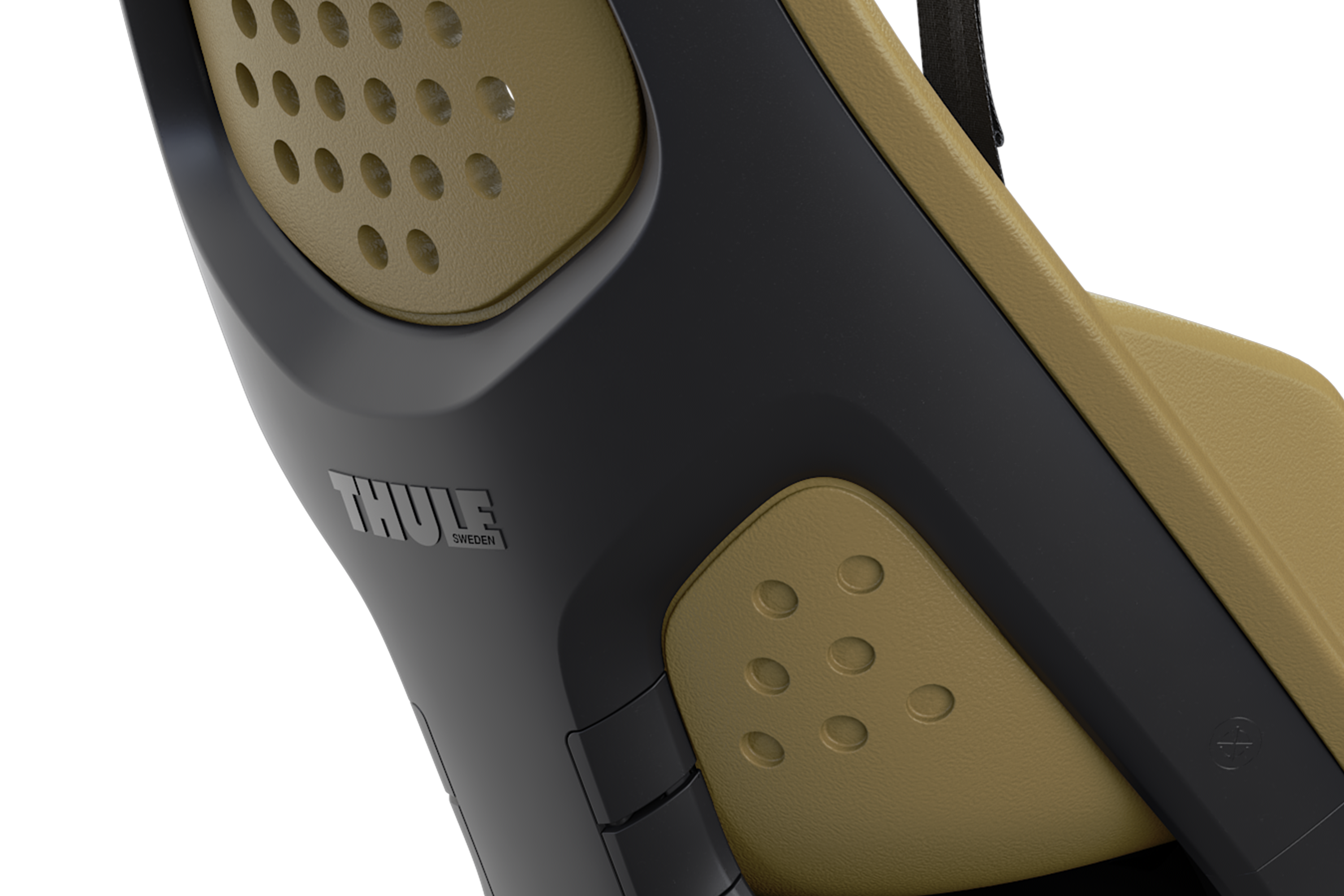 Thule Yepp 2 maxi rack mount child bike seat Nutria green