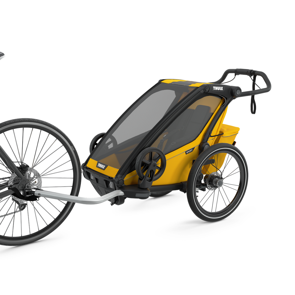 Thule Chariot Sport 1-seat multisport bike trailer spectra yellow