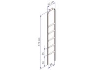 Thule Ladder 5 steps dimensions
