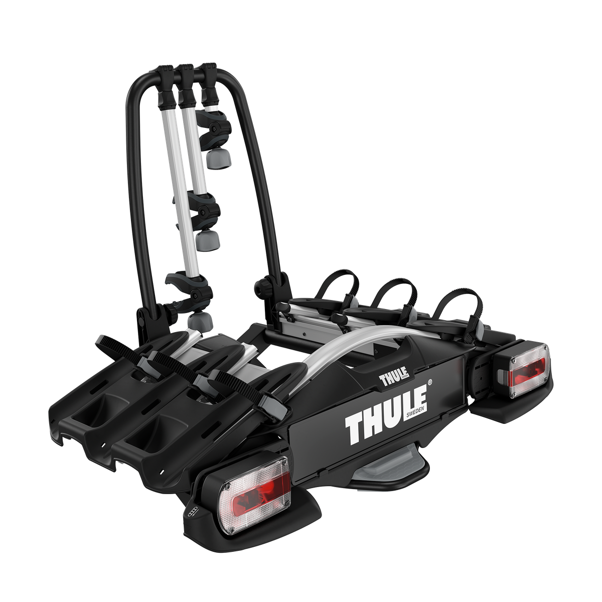 Thule VeloCompact 3-bike platform towbar bike rack 7-pin black/aluminium
