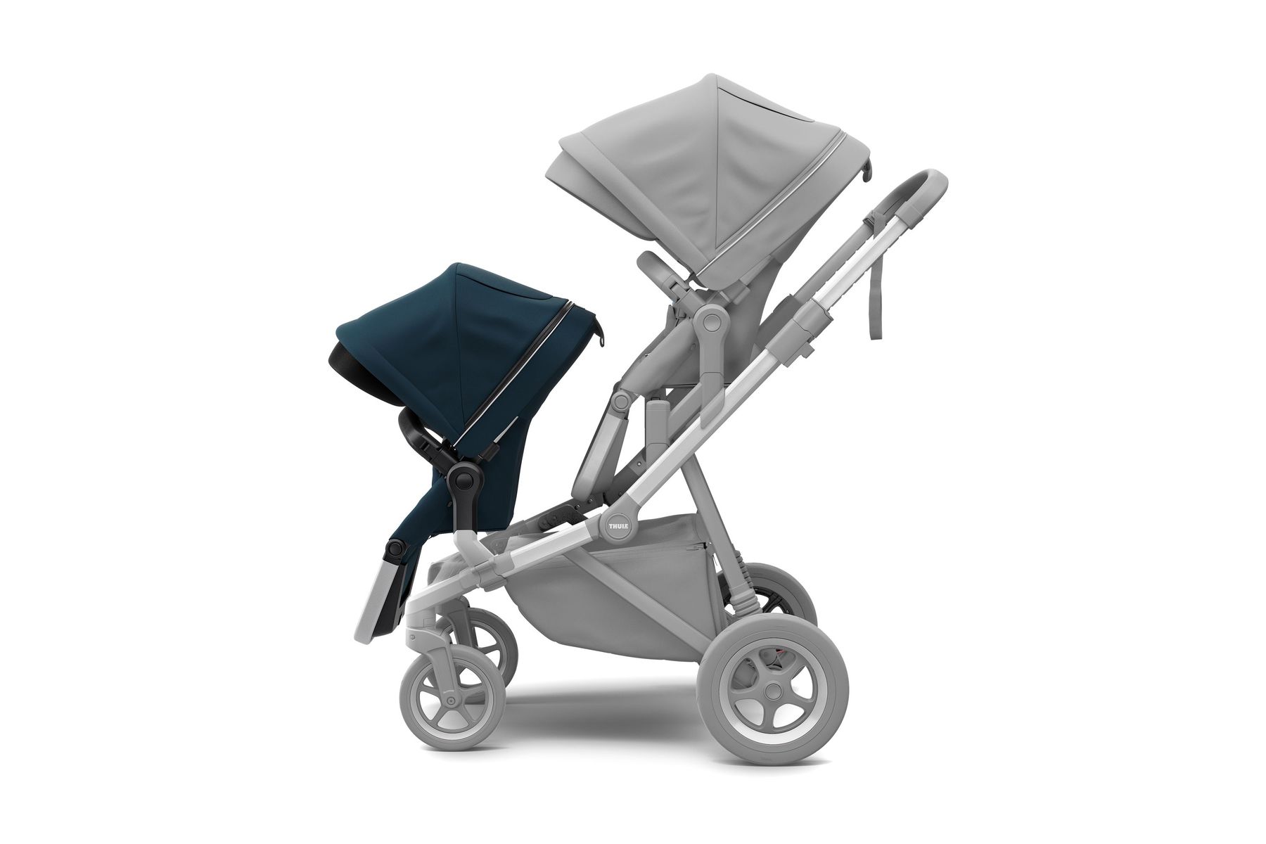 thule sleek double stroller