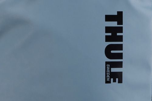 Thule Chasm wheeled duffel suitcase pond gray