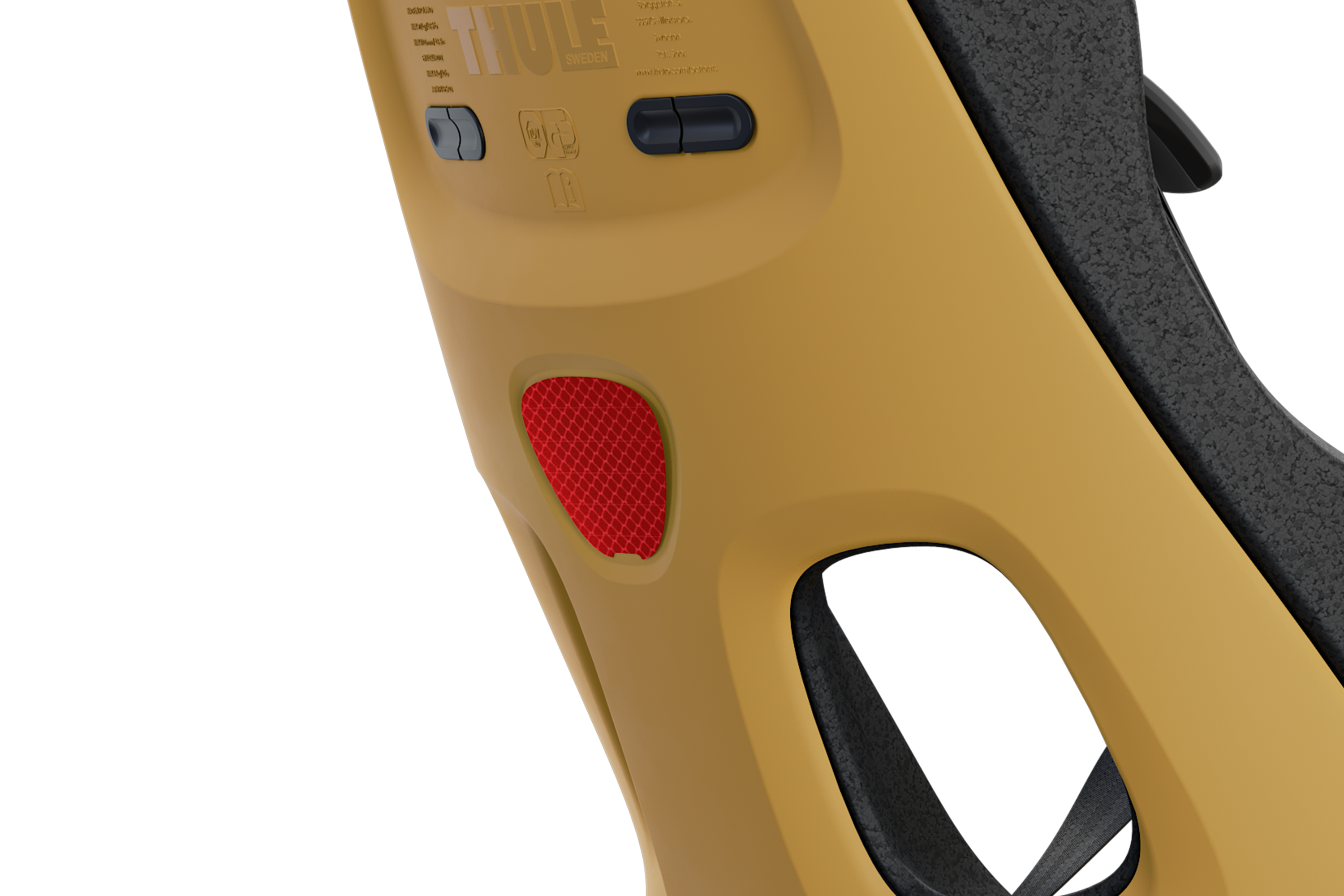 Thule Yepp Nexxt 2 maxi frame mounted child bike seat Burnished yellow