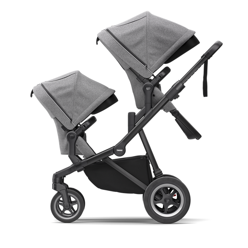 Thule Sleek sibling seat sibling seat gray melange on black
