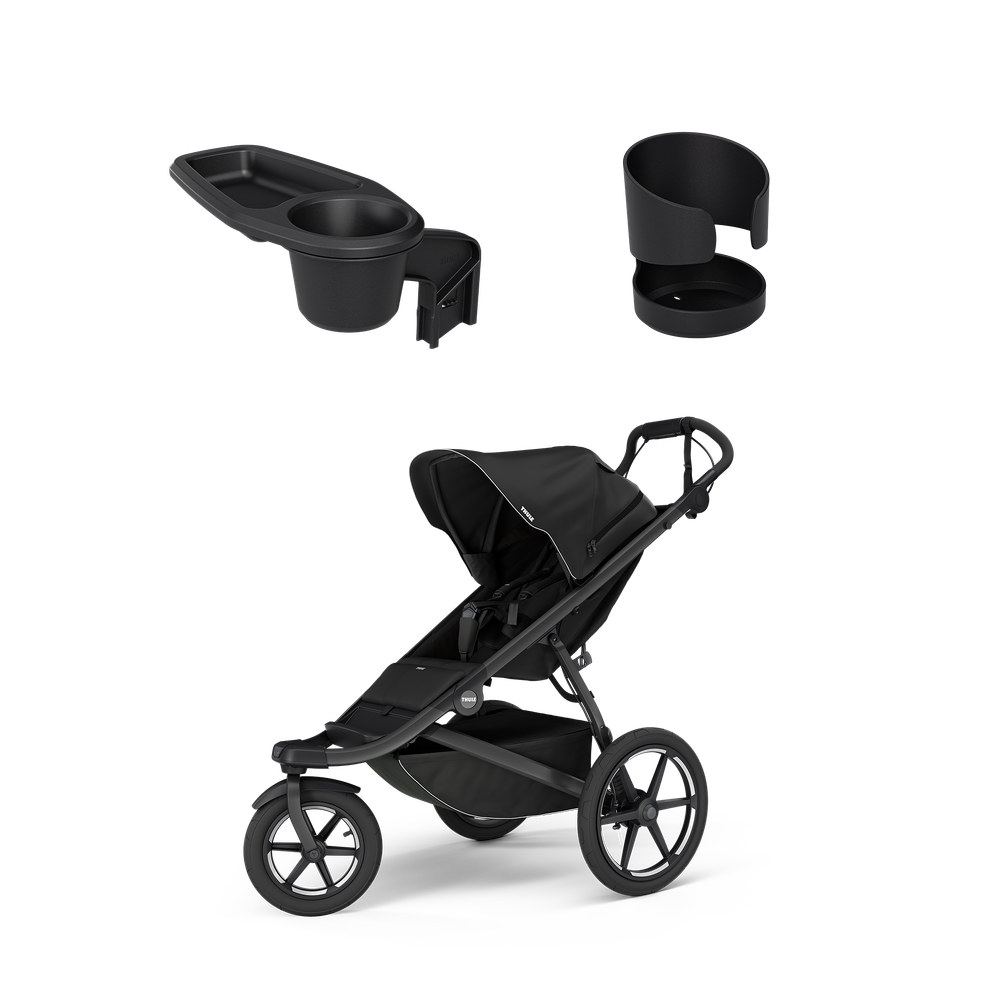 Thule Urban Glide 3 + Thule Urban Glide 3 snack tray + Thule stroller cup holder