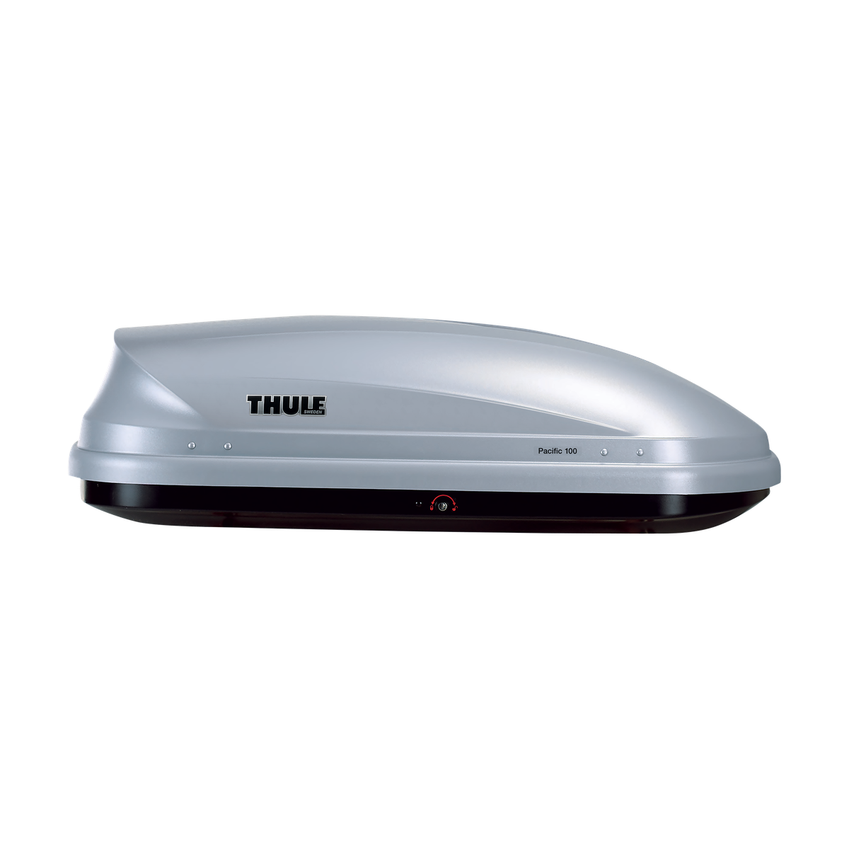 Thule Pacific S roof box silver gray aeroskin