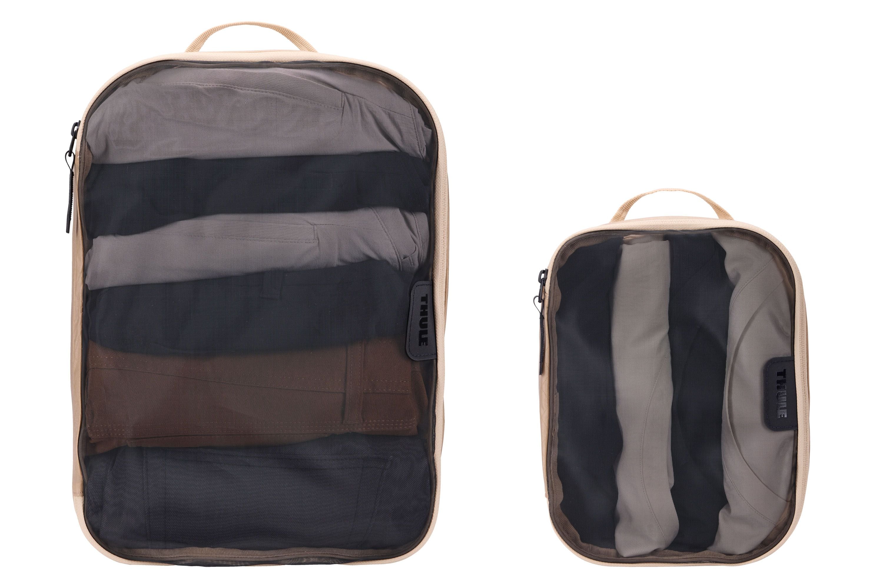 Thule packing cube set gentle beige