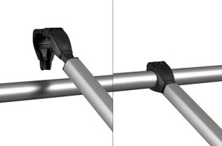 Thule bike rack for vans, caravans & motorhomes - holder detail