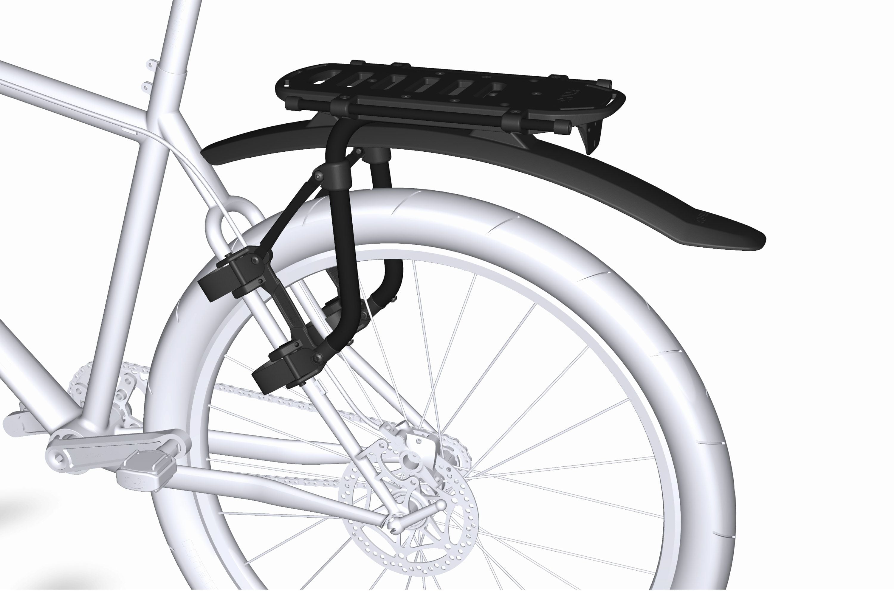 Thule tour rack fender black