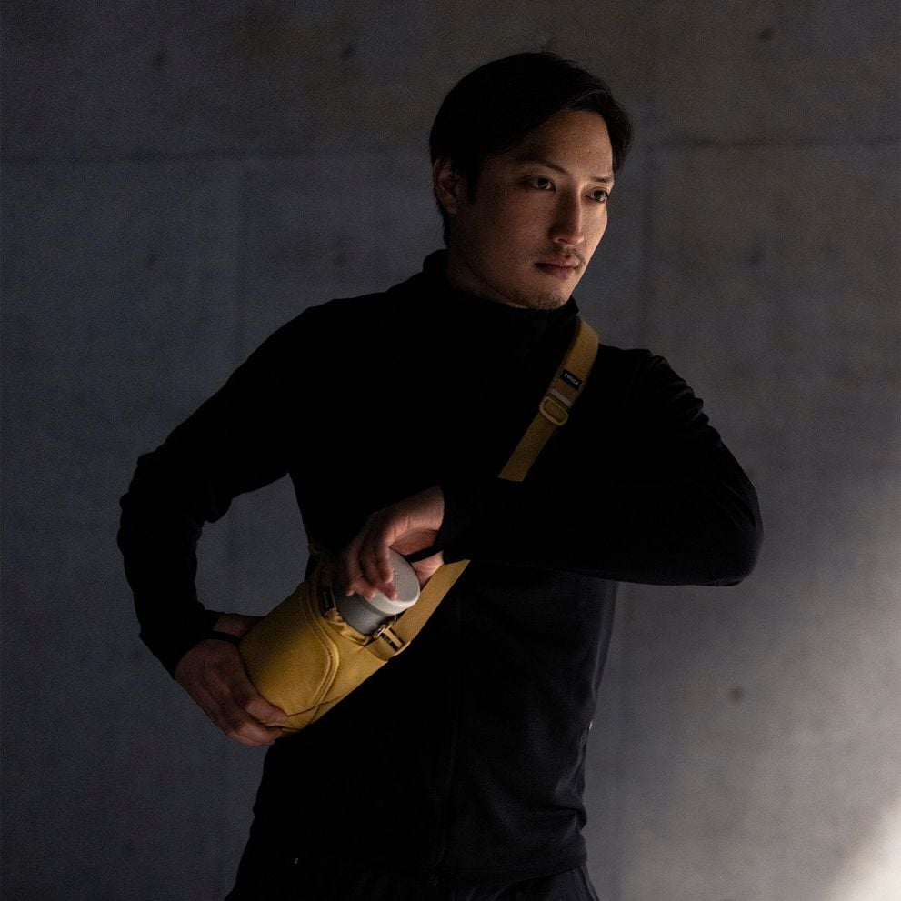 Thule EnRoute water bottle holder pale yellow