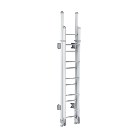 Thule Ladder Deluxe foldable double ladder 11 steps anodised gray