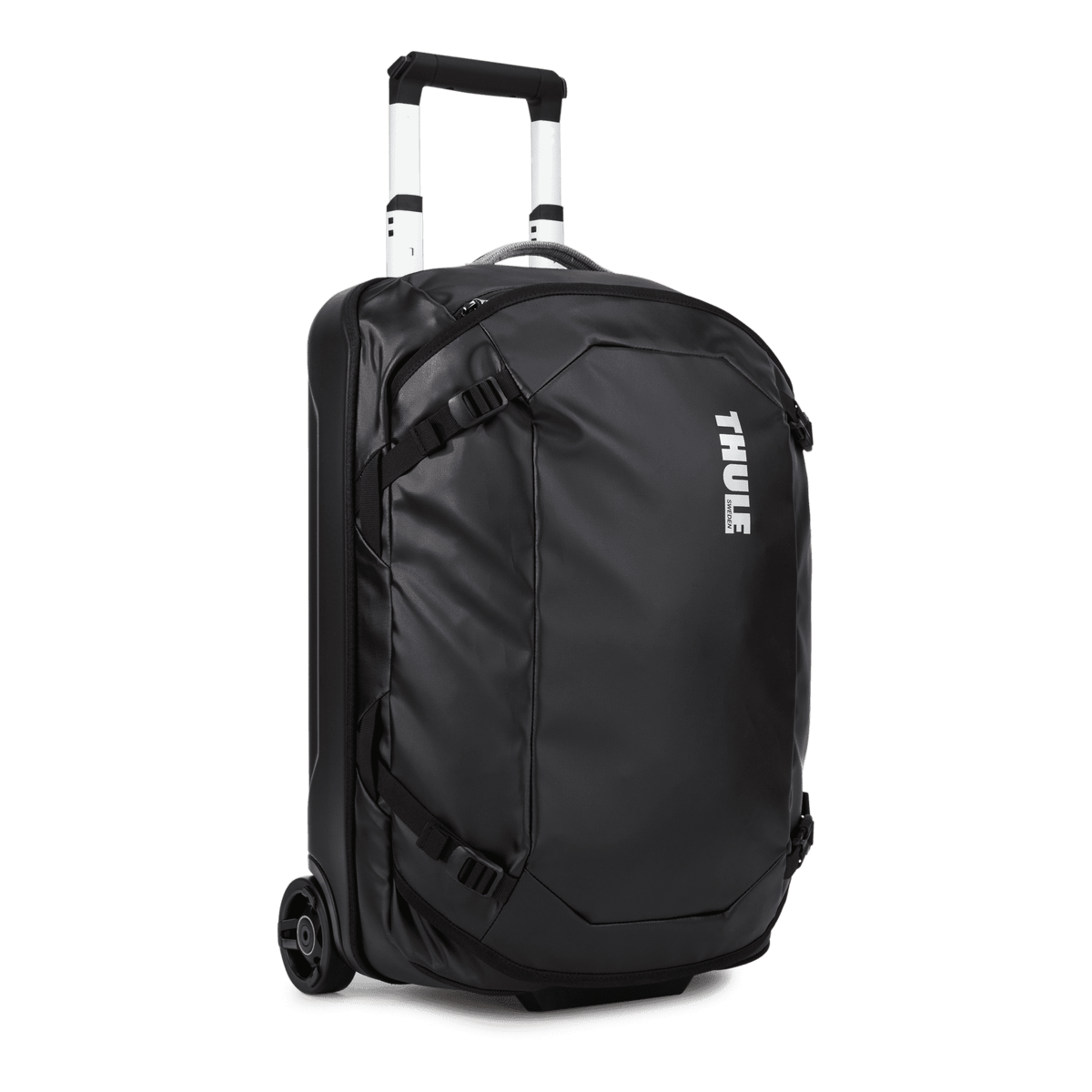 Thule Chasm carry on wheeled duffel bag 40L black