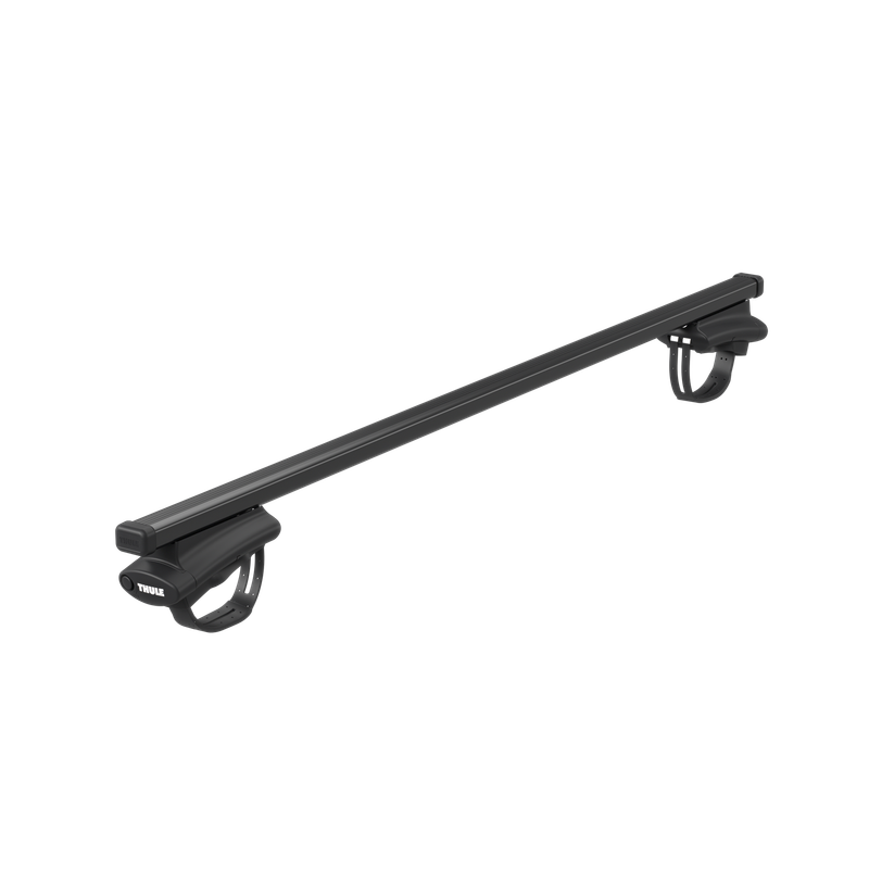 Thule oversized rail foot on Thule SquareBar Evo
