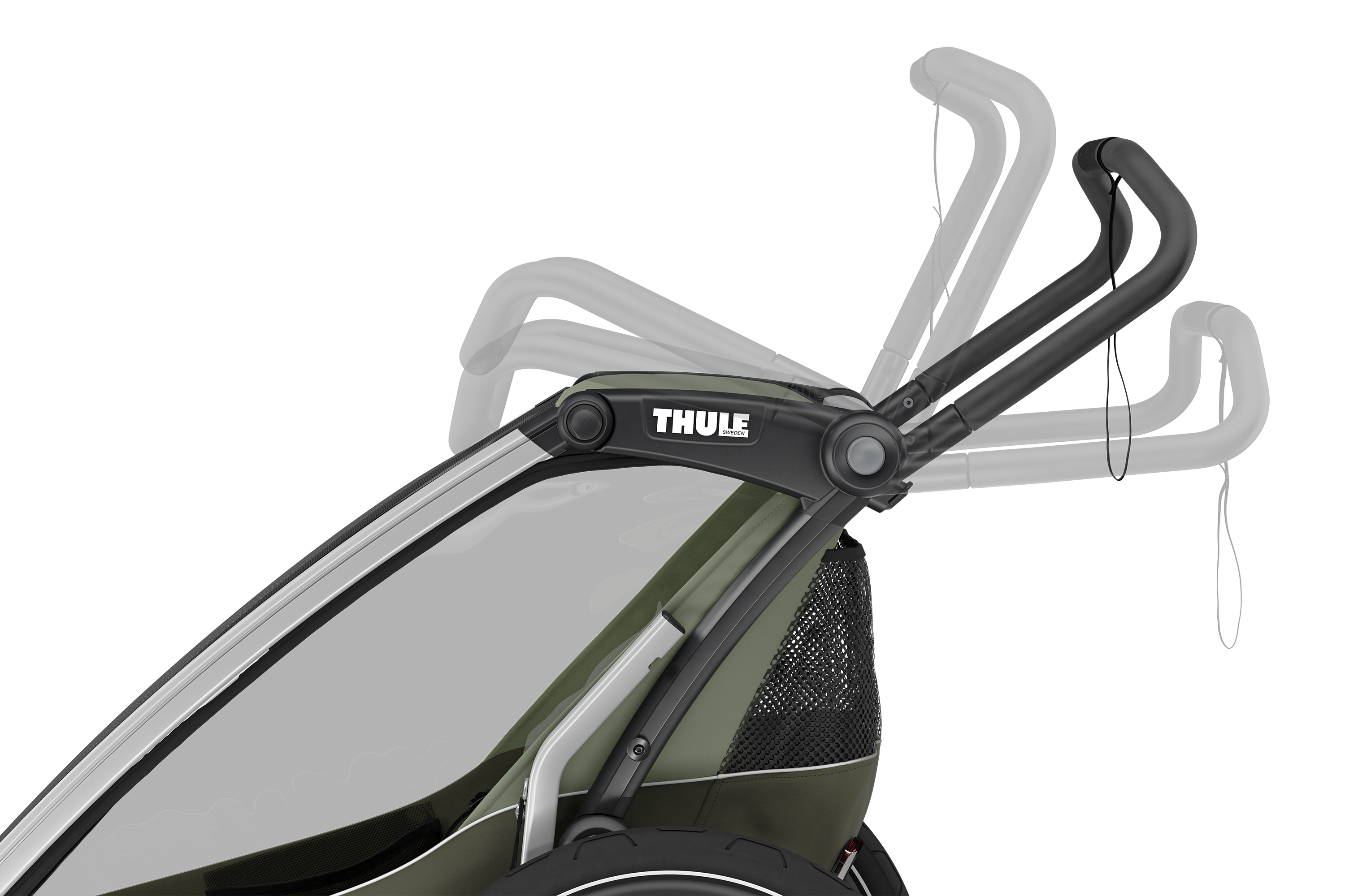 Thule Chariot Lite feature: Smooth ride suspension
