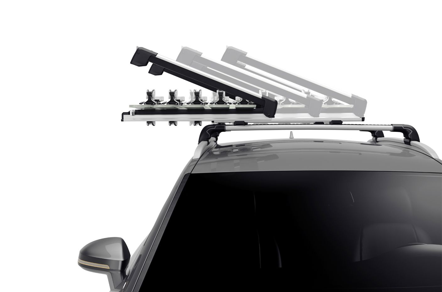 Thule SnowPack Extender 7325 sideview extended