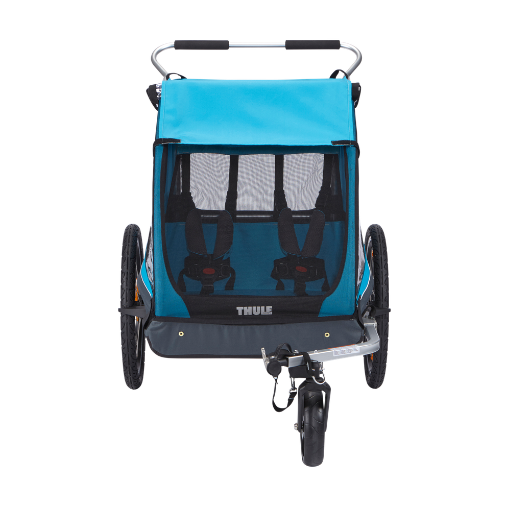 Thule Coaster XT 2-seat bike trailer blue