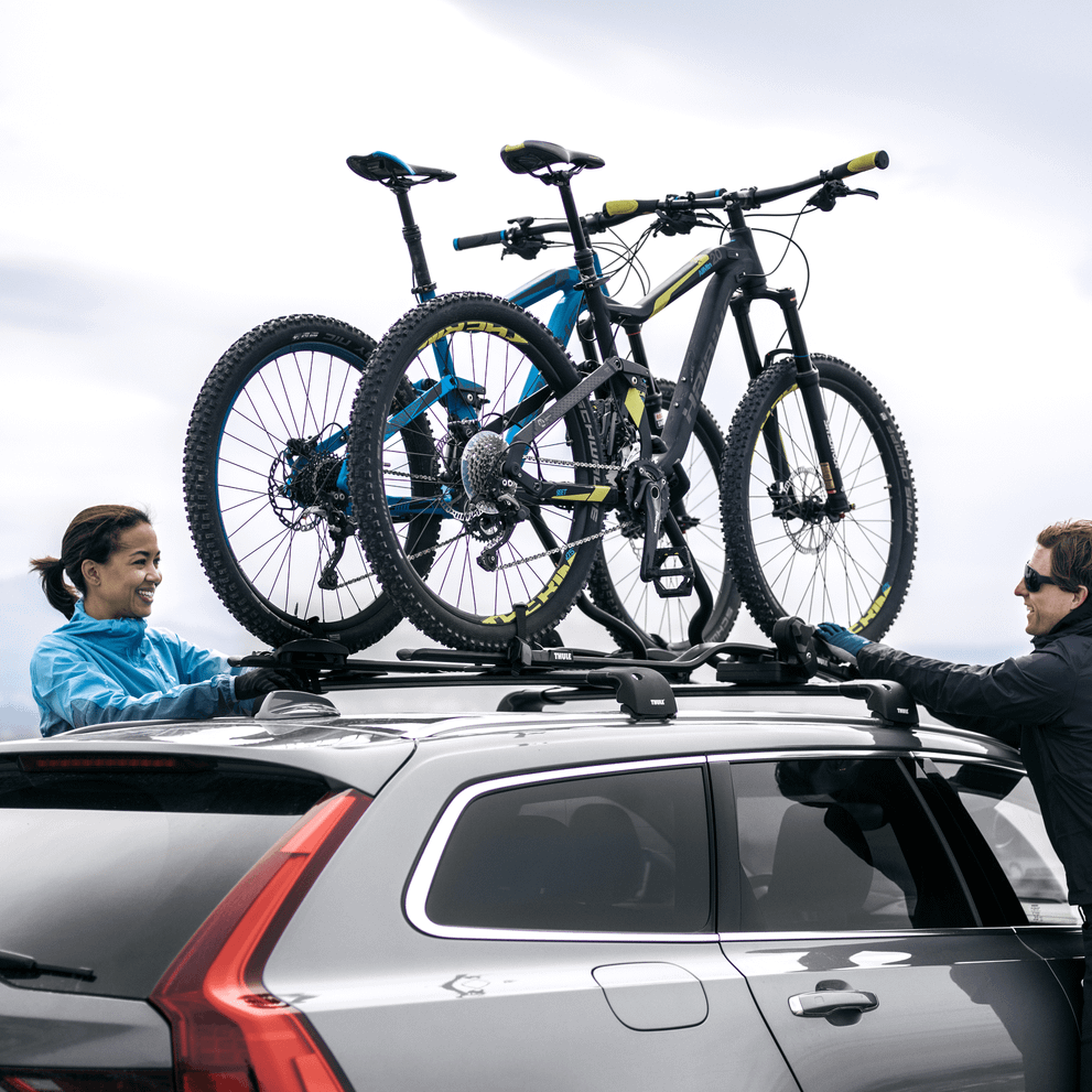  Thule Portabicicletas de techo ThruRide : Deportes y