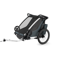 Thule Chariot Cross 2 double 1 or 2-seat multisport bike trailer dark slate