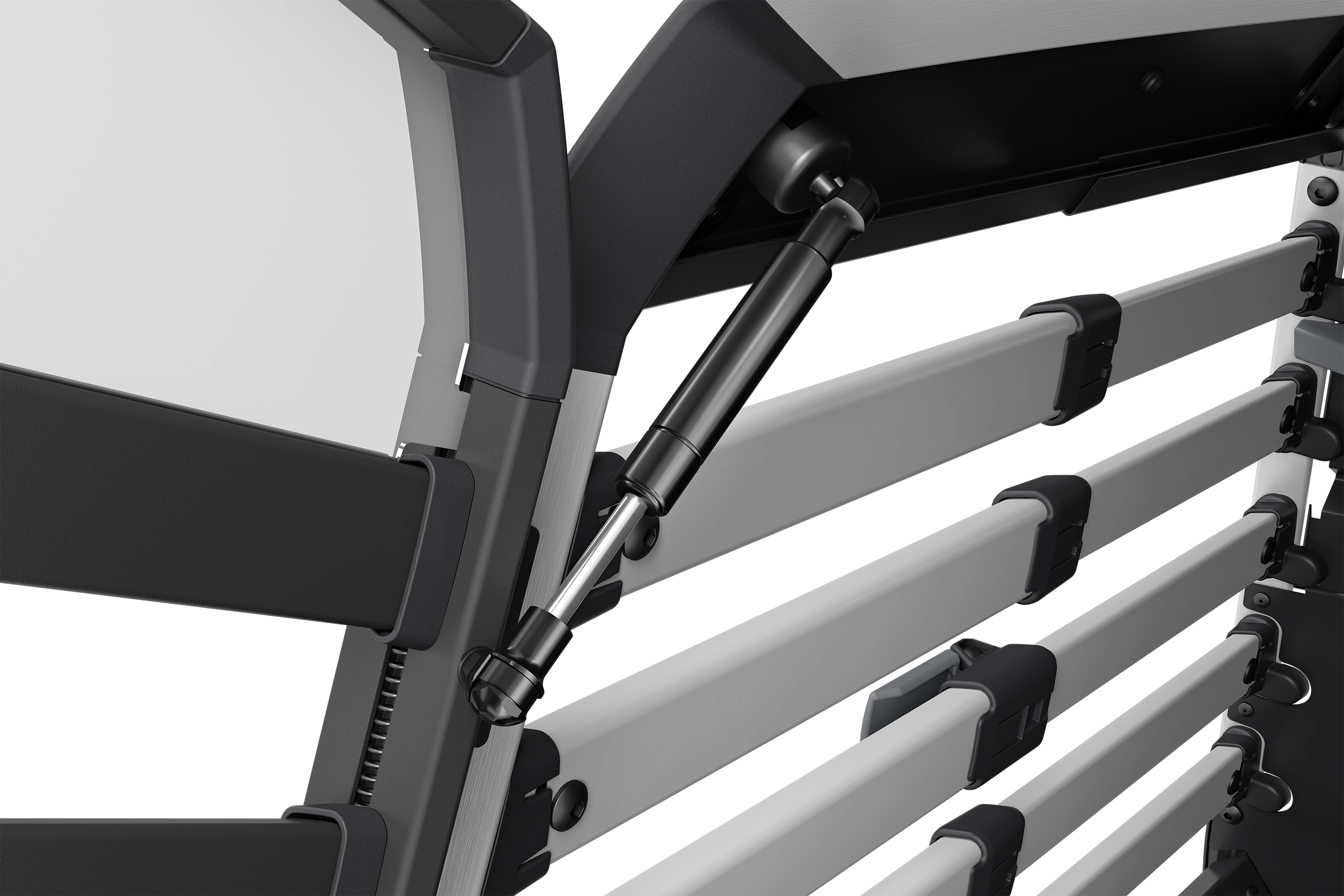 Thule Allax double - Feature: Soft, gas damped doors